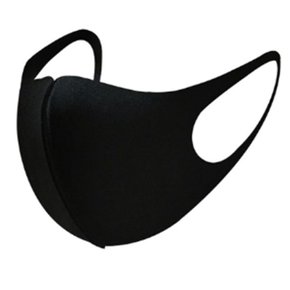 3D입체 연예인 패션 블랙 마스크 3개 (W619A61)
