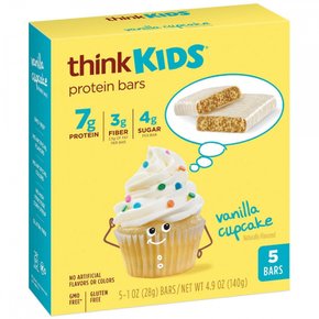 [해외직구] 씽크씬  키즈  아동용  컵케이크  바  28g  x  5개입
