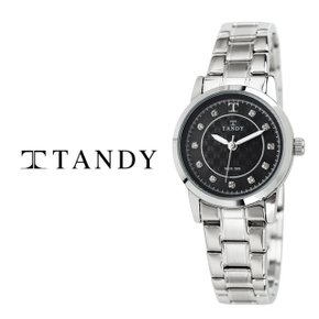 [TANDY] 탠디 시그니쳐 럭셔리 메탈 (오스트리아 스톤 식입) T-3914 블랙 여자손목시계