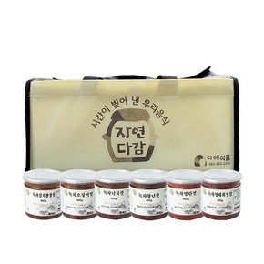 전통 젓갈 토굴숙성발효 녹차젓갈 선물세트(400gx6종)