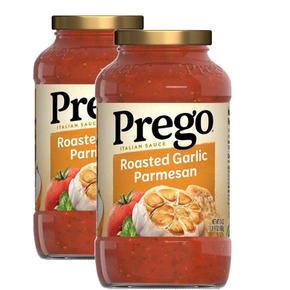 [해외직구] Prego 프레고 로스티드 갈릭 파마산 토마토 소스 680g 2팩
