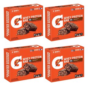 [해외직구]게토레이 웨이 프로틴바 초콜릿칩 80g 6개입 4팩 Gatorade Whey Protein Bar Chocolate Chip 2.8oz