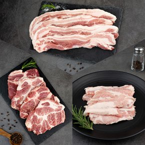 [자연맛남] 유황먹인 한돈 돼지고기 300gx3팩(삼겹살/목살/항정살)