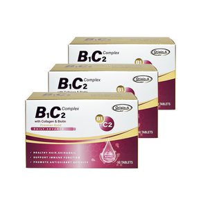 호주 B1C2 컴플렉스 콜라겐 비오틴 30정x3통