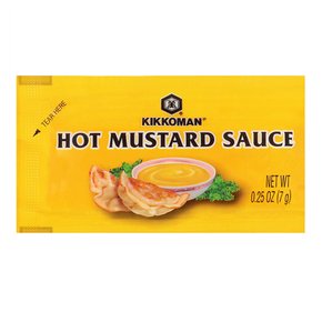 [해외직구]기꼬만 핫머스타드 소스 7g 500팩 Kikkoman Hot Mustard Sauce Packet 123oz