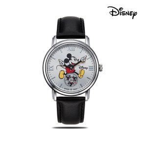 [디즈니] 미키마우스 손목시계 가죽밴드 OW139BKW