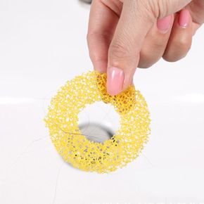 일회용 배수구캡 도넛 머리카락 필터 스펀지 24P X ( 3매입 )
