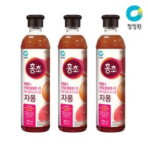 청정원 홍초 자몽 900mlX3