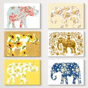 돈 들어오는 부부금슬 신혼집 코끼리 액자 42종 애정운 금전운 재물운 풍수 그림