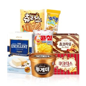 엑설런트 투게더 아이스크림 + 과자 세트 (쿠크다스/초코...
