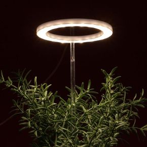엔젤링 식물등헤드형 웜색 화분 LED 식물성장조명