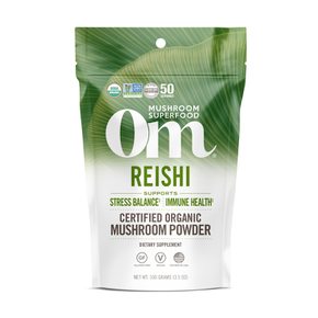 [해외직구] 옴머쉬룸  오가닉  버섯  영양  보충제  영지버섯  분말  100g