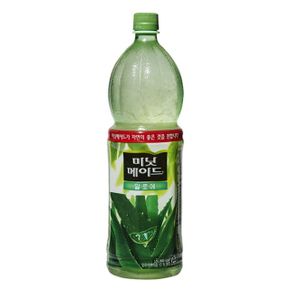 탕비실 미닛메이드 알로에 주스 1.5L 손님대접 코카콜라 X ( 2매입 )