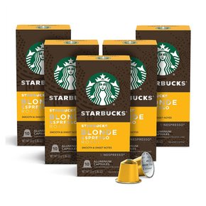 [해외직구]스타벅스 네스프레소 커피캡슐 블론드 에스프레소 10입 5팩/ Starbucks Nespresso Blonde Roast Espresso