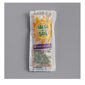 [해외직구]살사델솔 싱글 서브 할라피뇨 핫소스 패킷 9g 500팩 Salsa Del Sol Single Serve Jalapeno Hot Sauce Packets 158oz
