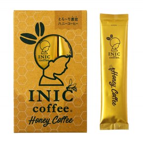 INIC coffee 꿀 커피 스틱 6개 [녹는 단맛의 꿀 커피] [파우더 커피의 최고봉]