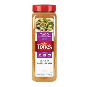 [해외직구] 톤즈 타코 시즈닝 652g Tones Taco Seasoning (23 oz.)