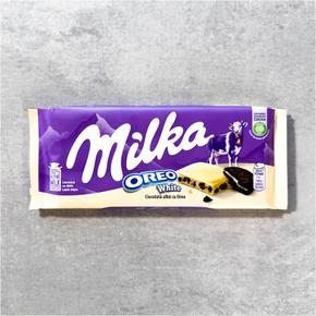 밀카 초콜릿 오레오 화이트 100g