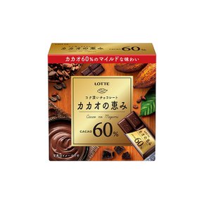 롯데 카카오의 은혜 72% 상자 일본 다크초콜릿 x 6개입