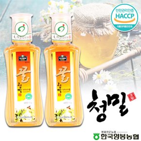 [양봉농협]등급있는 청밀 아카시아꿀 500gx2/HACCP인증