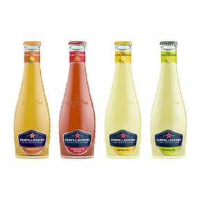 산펠레그리노 오렌지/레드오렌지/레몬/자몽 200ml 병 24개 탄산음료