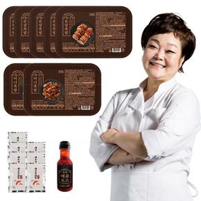 빅마마 이혜정의 아주 맛있는 순살족발 5팩 + 미니족발 2팩 + 특제 매콤 소스 1병