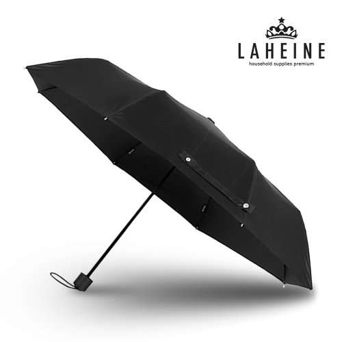 라헨느 3단 방수방풍 수동 우산(블랙)