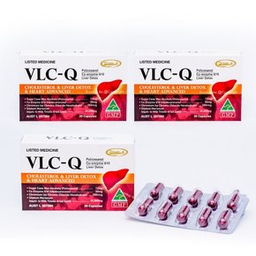 호주 오리진에이 VLC-Q 폴리코사놀+코큐텐+리버디톡스 30캡슐 x3