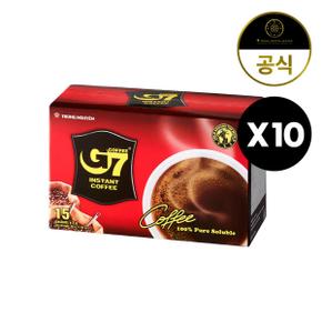퓨어블랙 15개입 베트남PKG X 10개 / 원두 커피 블랙 다크 아메리카노