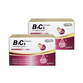호주 B1C2 컴플렉스 콜라겐 비오틴 30정x2통