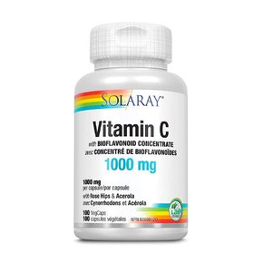 비타민C 1,000mg + 로즈힙, 아세로라, 바이오플라보노이드 100캡슐