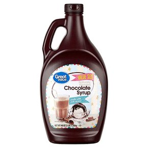 그레이트밸류 초콜릿 초코 시럽 Great Value Chocolate Syrup 1.36kg