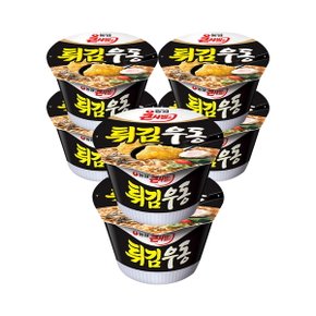 농심 튀김우동컵(대) 111g x6개 / 컵라면 큰사발면[무료배송]