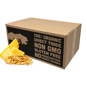 미국 유기농 Mavuno 말린 파인애플 4.54kg 대용량 무설탕 비건 NON GMO