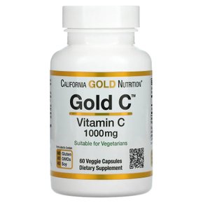 [캘리포니아 골드 뉴트리션] Gold C 비타민C 1000mg 베지 캡슐 60정