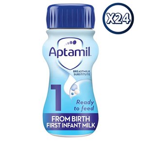 Aptamil Ready To Feed First Infant Milk 압타밀 레디투피드 액상 분유 1단계 200ml 24팩