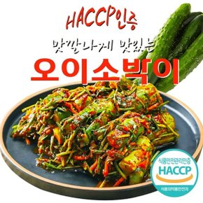 [예님푸드] HACCP인증 국내산 맛깔나게 맛있는 오이소박이 1kg