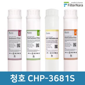 청호나이스 CHP-3681S 고품질 정수기 필터 호환 2년 세트
