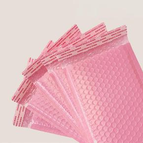아트박스/갓샵 파스텔 핑크 안전 에어캡 뽁뽁이 포장 봉투 (대)