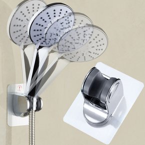 매직접착 각도조절 샤워기걸이(일반형) 욕실용품 샤워기 선반 수전걸이