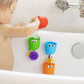 레츠토이 목욕놀이컵 4종세트 목욕놀이 물놀이 유아 아기 장난감