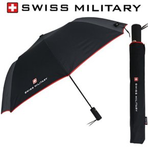 [스위스 밀리터리] 2단 자동 레드 바이어스 우산