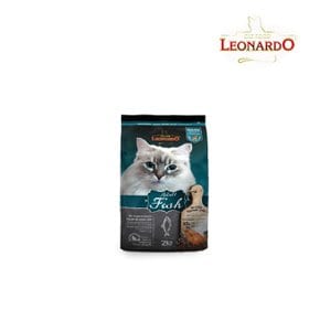 레오나르도 고양이사료 피쉬 2kg + 물티슈 증정