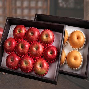 [감사선물]사과 배 선물세트 6.4kg(사과1박스, 배1박스)