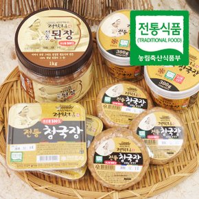 [전통식품인증] 정학님의 국산콩 수제 청국장 160g 6개/12개(용기선택)