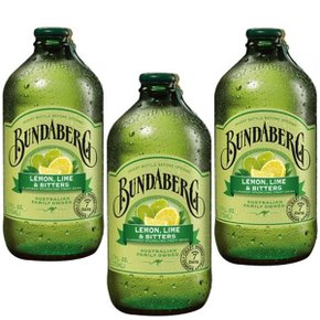 분다버그 호주 수입 레몬 라임 탄산 스파클링 음료수 3병