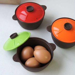고구마 계란 레스티나 실리콘 찜기 소 500ml 3color