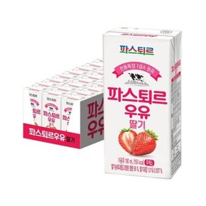 파스퇴르 딸기우유 멸균우유 190ml 24팩
