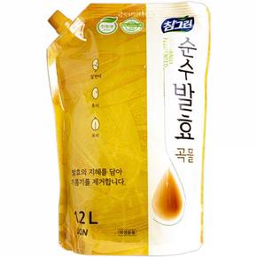 참그린 주방세제 주방세제추천 LION 발효곡물 리필 1.2L 1.2L- X ( 2매입 )