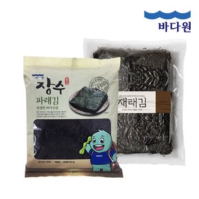 국산 전장김 파래김+재래김 100장+100장 2속